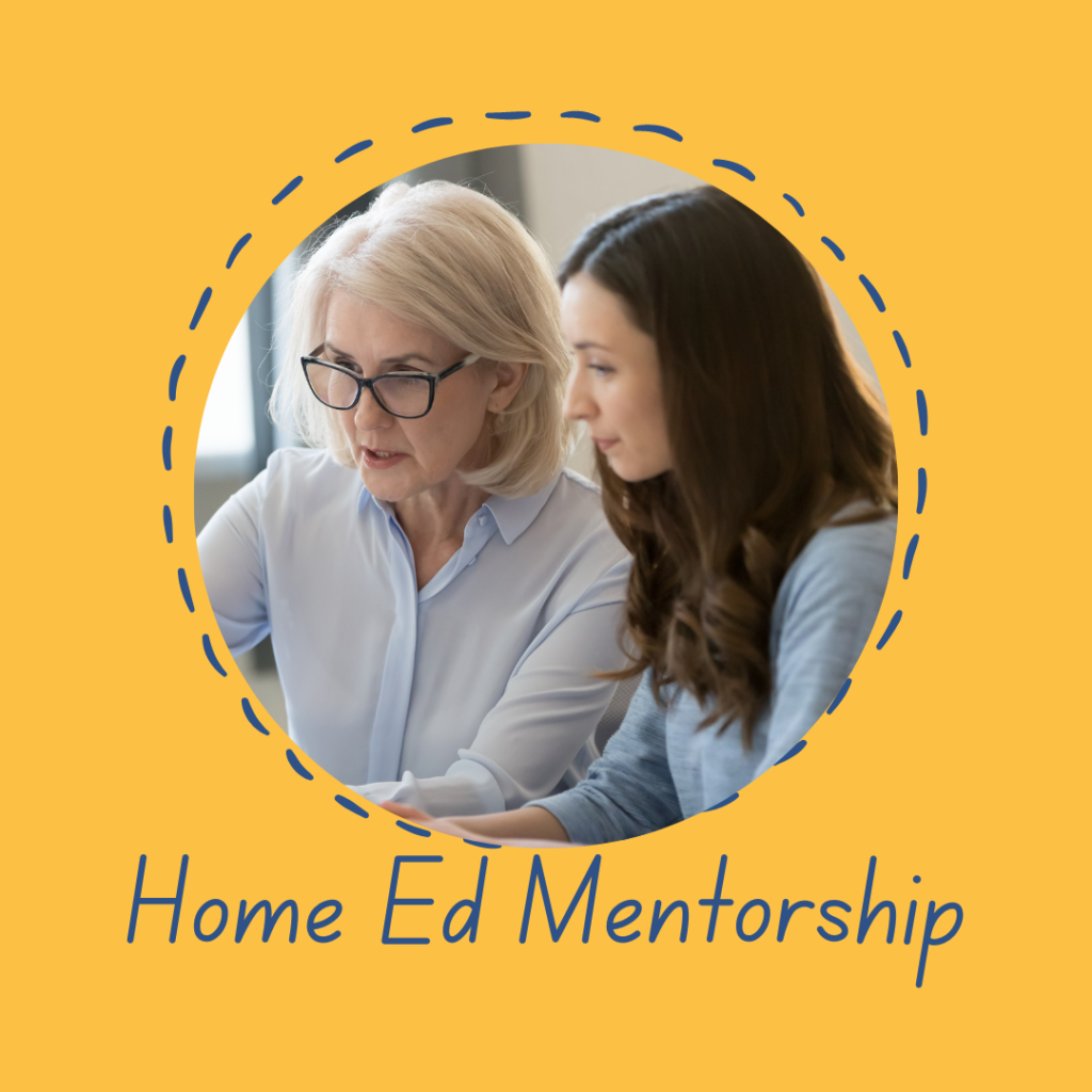 Image of two women with text overlay. Home Ed Mentorship to help you build strong foundations and create a life-giving, nurturing, Christian home education learning environment for families in the UK & Europe with Home Ed coaching.