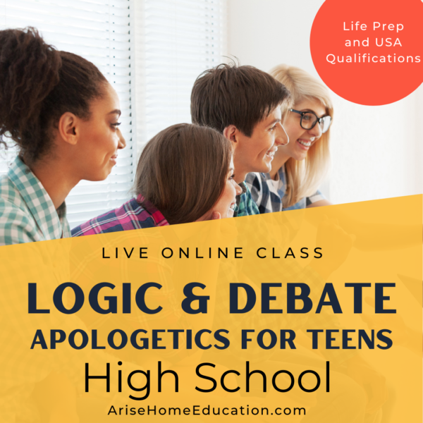 image of course Logic & Debate: Christain Apologetics for Highschoolers at AriseHomeEducaton.com