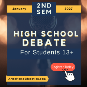 image for high school debate at AriseHomeEducation.com