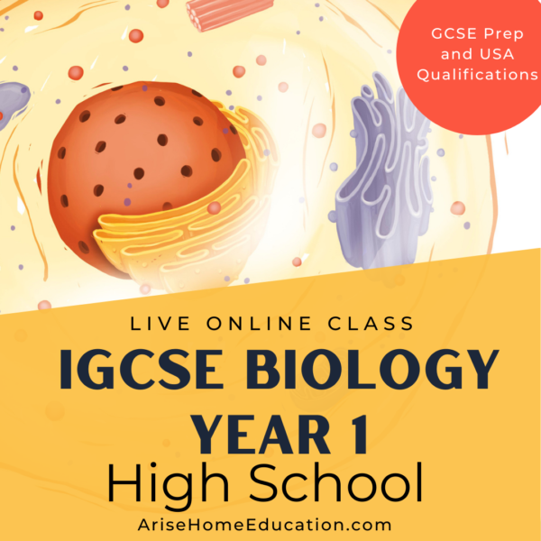 image of iGCSE Biology Year 1 course at AriseHomeeducation.com