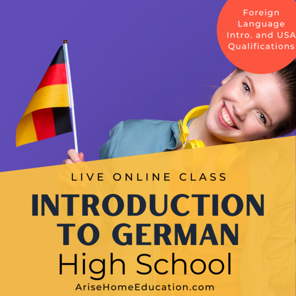 image of Intro to German course at AriseHomeEducation.com