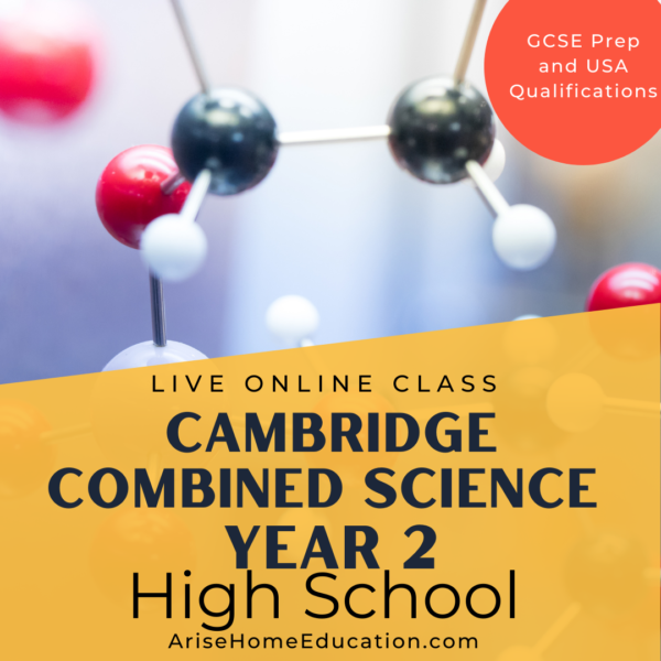 image of Cambridge Combined Science Year 2 at AriseHomeEducation.com