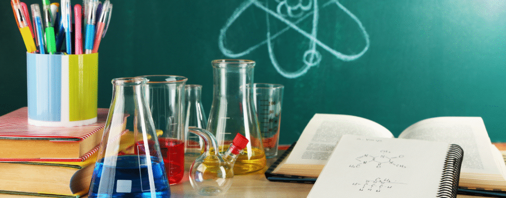 image of equipment for iGCSE Chemistry at Arisie Home Education