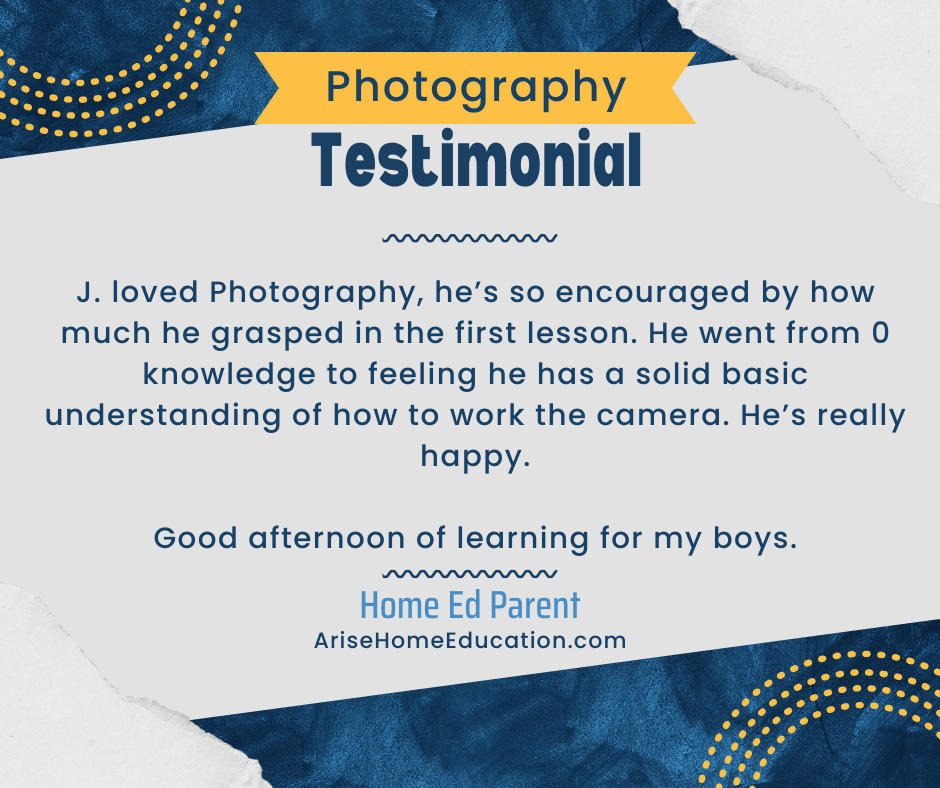 image of Photography curriculum testimonial