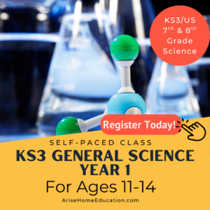 image of KS3 General Science Year 1 course for students aged 11-14 at AriseHomeEducation.com