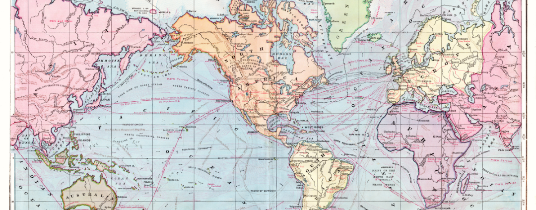 image of map in world geography in highschool at AriseHomeEducation.com