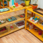image of Montessori homeschool method set up from Arise Home Education