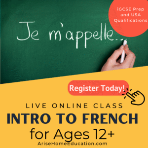 image of Introduction to French/Pre-iGCSE French at AriseHomeEducation.com