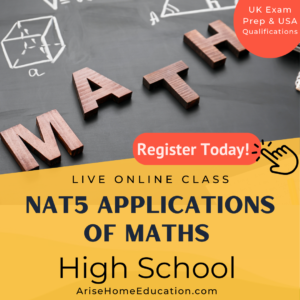 image of National 5 Applications of Maths course at AriseHomeEducation.com