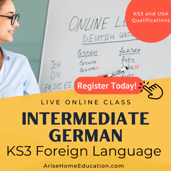 image of KS3 Intermediate German for AriseHomeEducation.com foreign language course