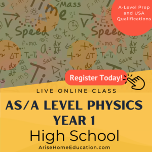 image of AS/A Level Physics Year 1 course at AriseHomeEducation.com