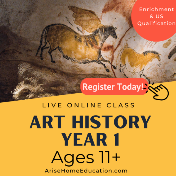 image of Art History Year 1 course for students 11+ at AriseHomeEducation.com