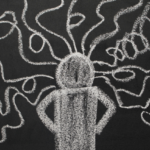 chalkboard image of stick person and squiggly arrows from AriseHomeEducation.com