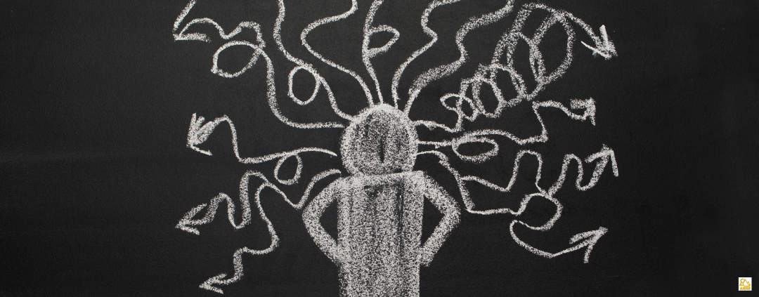 chalkboard image of stick person and squiggly arrows from AriseHomeEducation.com