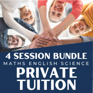 Maths, English or Science 4 session Session Private Tuition