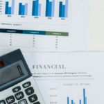 image of calculator and spreasheets for Igcse Accounting for students in the UK
