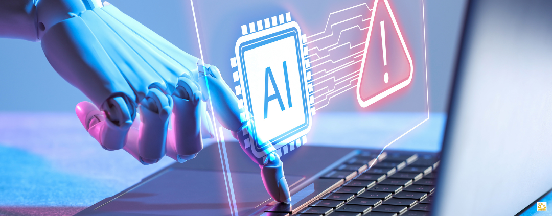 image of robotic hand using with AI and a computer. ARticle about Christian Home Education and AI by Arise Home Education